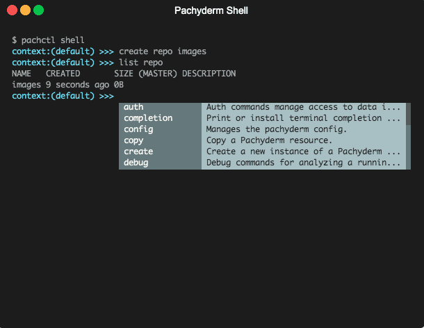 Pachyderm 1.10 – Introducing Pachyderm Shell