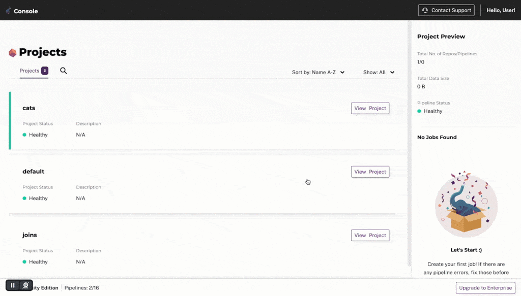 Accelerate collaboration with Pachyderm 2.5 1 view project 1